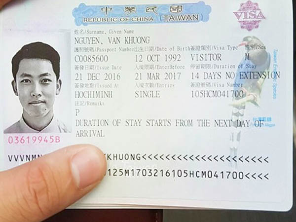 Xin visa du lịch Đài Loan tại Vĩnh Long